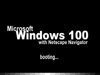 Windows 100 with Netscape Navigator